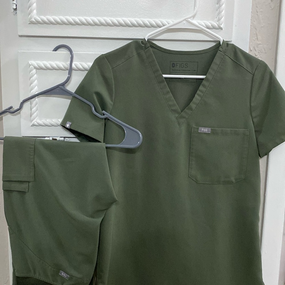 Figs moss XS scrubs